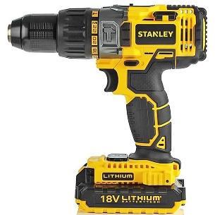 STANLEY CORDLESS HAMMER DRILL 18.0V LI-ION 2.0 AH - Alibhai Shariff Direct