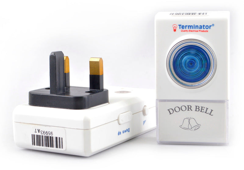 Terminator wireless digital door bell 13AC plug - Alibhai Shariff Direct