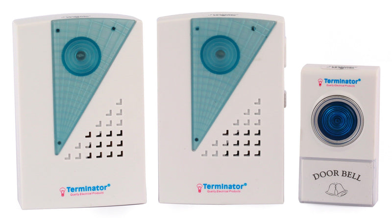 Terminator wireless door bell TDB 0012DC - Alibhai Shariff Direct