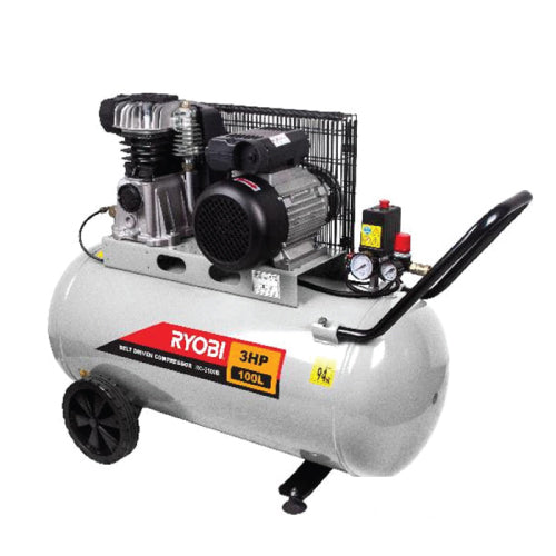 RYOBI COMPRESSOR 100L 3HP BELT DRIVE - Alibhai Shariff Direct