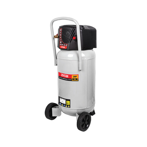 RYOBI COMPRESSOR 50L 2HP VERTICAL MOUNT OIL-LESS - Alibhai Shariff Direct