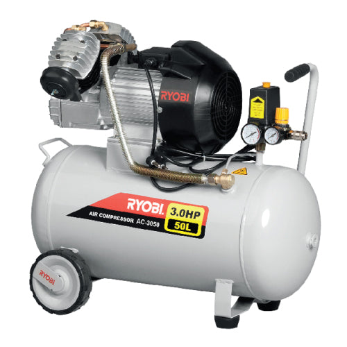 RYOBI COMPRESSOR 50L 3HP TWIN HEAD - Alibhai Shariff Direct