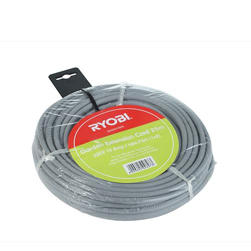 RYOBI EXTENSION CORD 220V 10AMP 25M 2CORE - Alibhai Shariff Direct