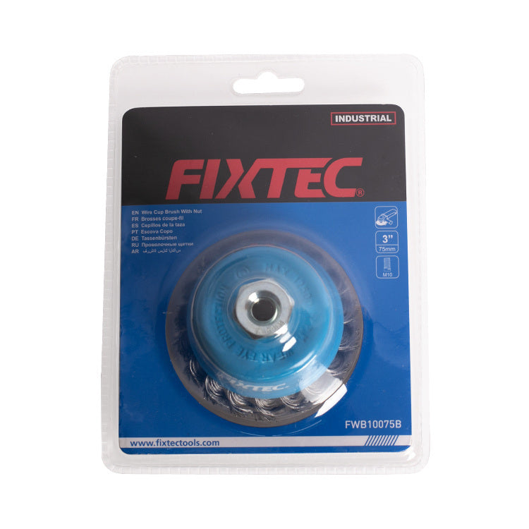 Fixtec Cup brush with Nut - FWB14125B - Alibhai Shariff Direct