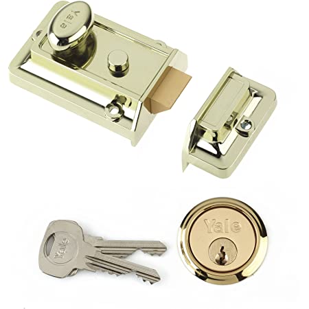 Yale nightlatch - Gold finish ( blister pack) NL-DY564-GL - Alibhai Shariff Direct