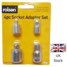 Rolson SOCKET ADAPTOR 4-PCS SET - Alibhai Shariff Direct