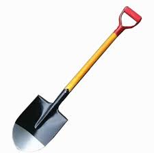 Shovel Wooden Handle Round Head STD - Alibhai Shariff Direct