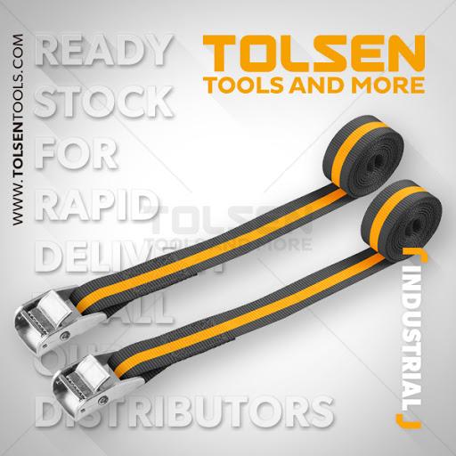 Tolsen 2pc Ratchet Tie down set -62252 - Alibhai Shariff Direct