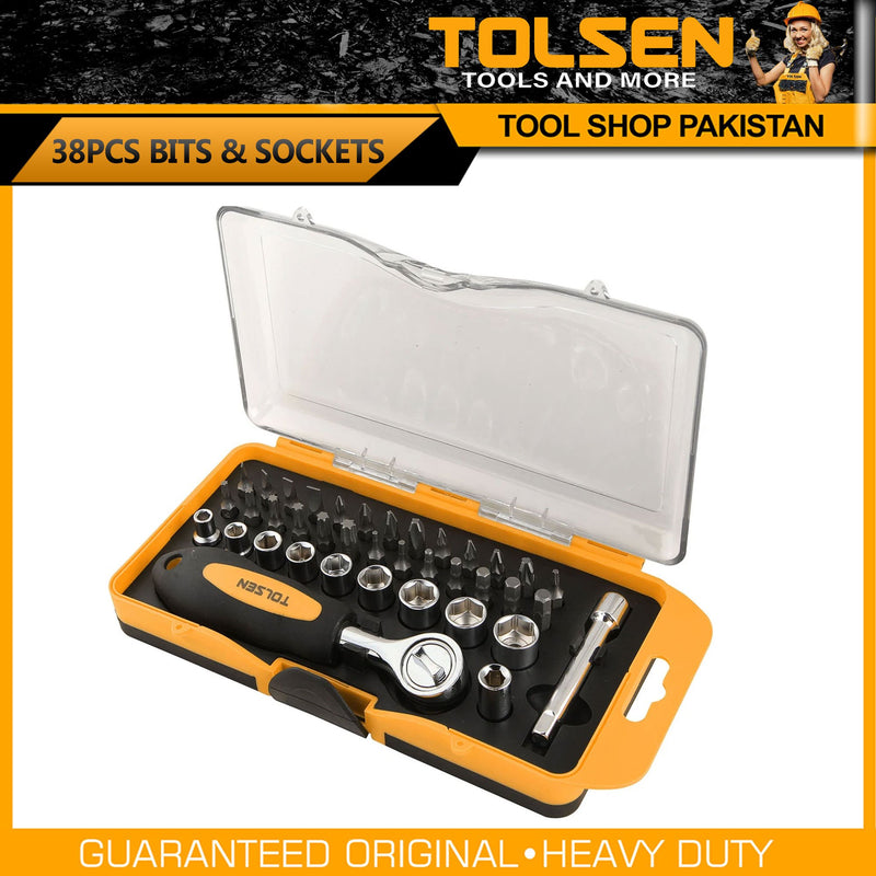 Tolsen 38 bit socket set -200035 - Alibhai Shariff Direct