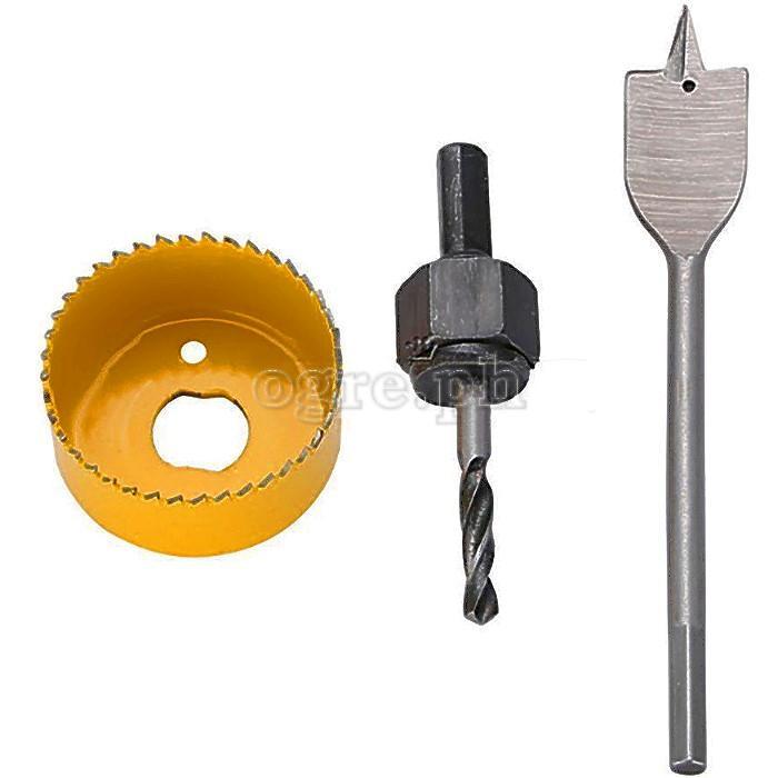 Tolsen 3pc Lock installation Hole saw set-75868 - Alibhai Shariff Direct