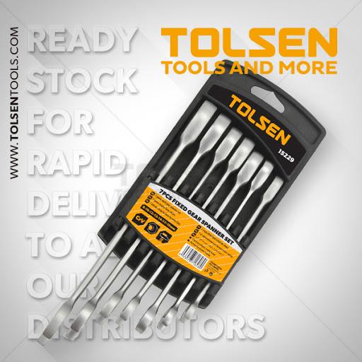 Tolsen &pc Fixed combination ratchet set-15229 - Alibhai Shariff Direct