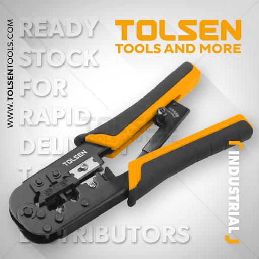 Tolsen Ratchet Modular Crimping Tool-38054 - Alibhai Shariff Direct