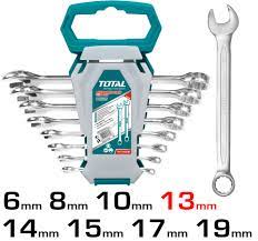 Total 8Pcs THT102286 combination spanner set - Alibhai Shariff Direct