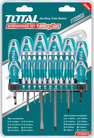 Total 18 Pcs THT250618 screwdriver and precision screwdriver set - Alibhai Shariff Direct