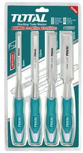 Total4 Pcs wood chisel setTHT41K0401 - Alibhai Shariff Direct