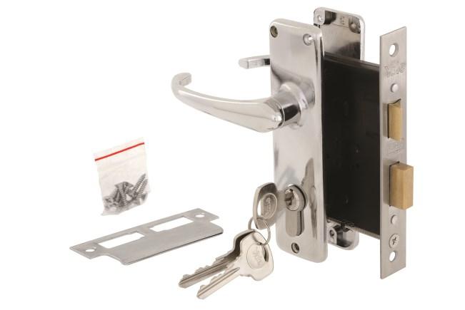 Union 2lever locksets with design zinc handle AB 2L-Z049-Z97-95-AB - Alibhai Shariff Direct
