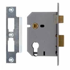 Union CL-X985-60-SSS union euro cylinder entrance lock-case only satin steel - Alibhai Shariff Direct