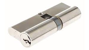 Union Euro cylinder lockcase 72mm centres with heavy AB handle on plate LS-1555-72 AB - Alibhai Shariff Direct