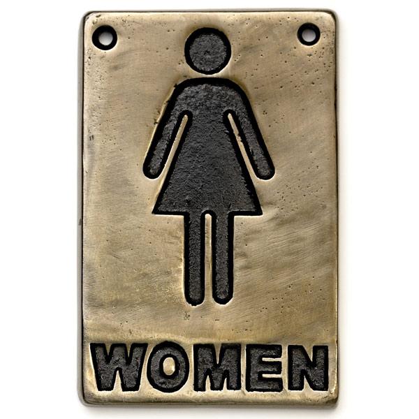 Union Brass female sign-rectangula S-FS-150-75-PL - Alibhai Shariff Direct