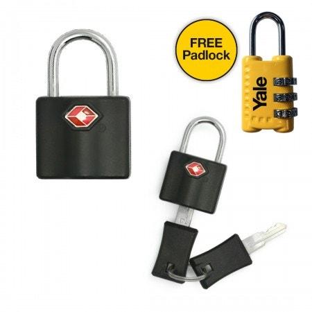 Yale YPROMO-TSA2-COMBO yale basic travel lock 3-in-1 pack - Alibhai Shariff Direct