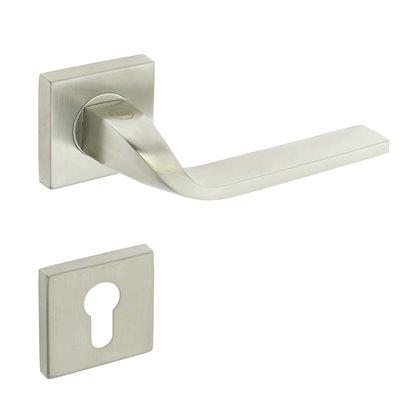 Yale handle square rose (Laura) (Box pack) LHS-RR-S098-SS - Alibhai Shariff Direct