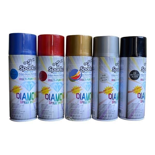 SPARKO DIAMOND SPRAY PAINT (FLAT BLACK) - Alibhai Shariff Direct