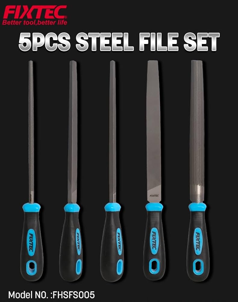5pc Steel File Set 8