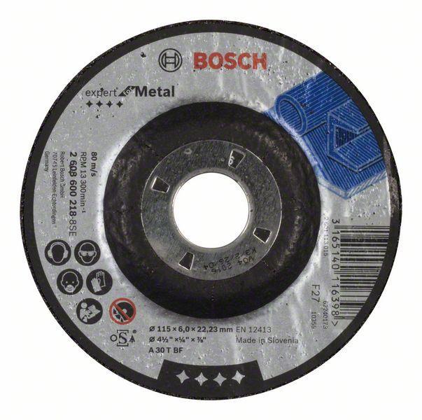Bosch Grinding and cutting discs-Expert for grinding disc with depressed centre, 115 mm, 22,23 mm, 6,0 mm - Alibhai Shariff Direct