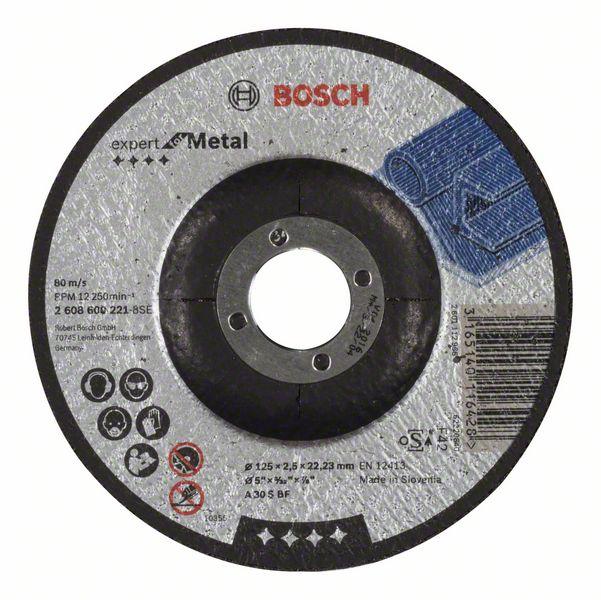 Bosch Grinding and cutting discs-Expert for cutting disc with depressed centre, 125 mm, 22,23 mm, 2,5 mm - Alibhai Shariff Direct