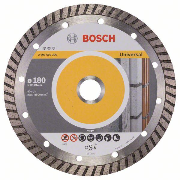Bosch Diamond cutting discs-Professional for Universal Turbo 180 mm x 22,23 mm x 2,5 mm - Alibhai Shariff Direct