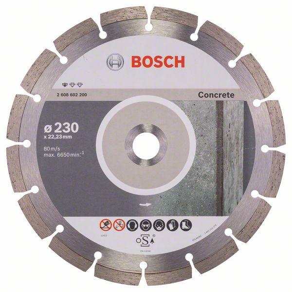 Bosch Diamond cutting discs-Professional for Concrete 230 mm x 22,23 mm x 2,3 mm - Alibhai Shariff Direct