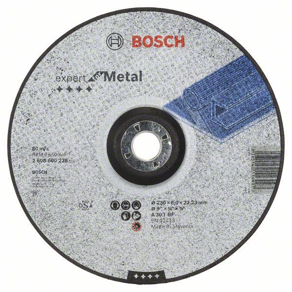 Bosch Grinding and cutting discs-Expert for grinding disc with depressed centre, 230 mm, 22,23 mm, 6,0 mm - Alibhai Shariff Direct