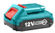 Voltage:12V
Lithium-Ion 1.5Ah battery LED battery power indicator
Suitable for TOTAL 12V multiple tools - Alibhai Shariff Direct