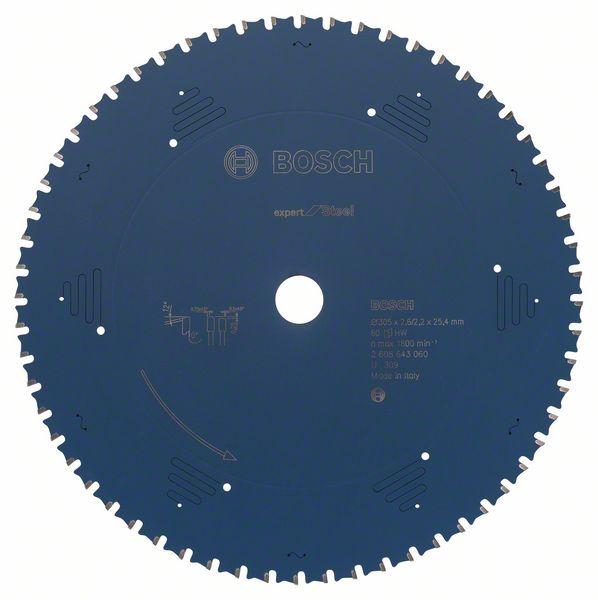 Bosch Circular saw blades-Expert for Steel 305 mm x 25,4 mm x 2,6 mm, 60T - Alibhai Shariff Direct