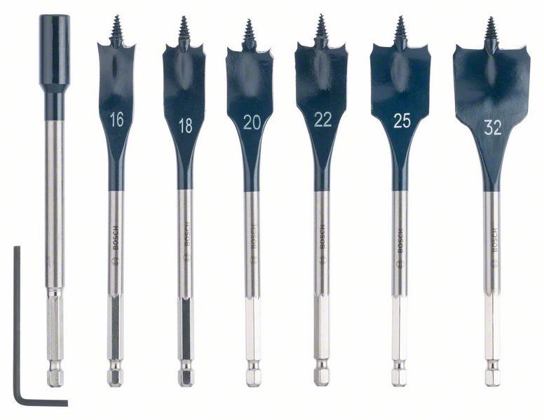 Bosch Drill bits, set-7-piece set 16; 18; 20; 22; 25; 32 mm - Alibhai Shariff Direct