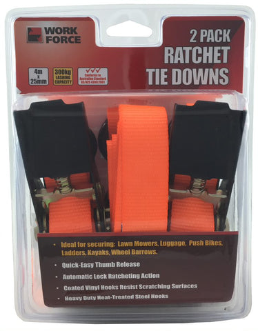 JAVELIN STRAP/TIEDOWN RATCHET 2PCS - Alibhai Shariff Direct