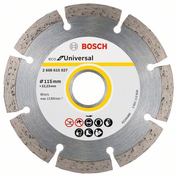 Bosch Diamond cutting discs-ECO for Universal 115mm x 22.25mm - Alibhai Shariff Direct