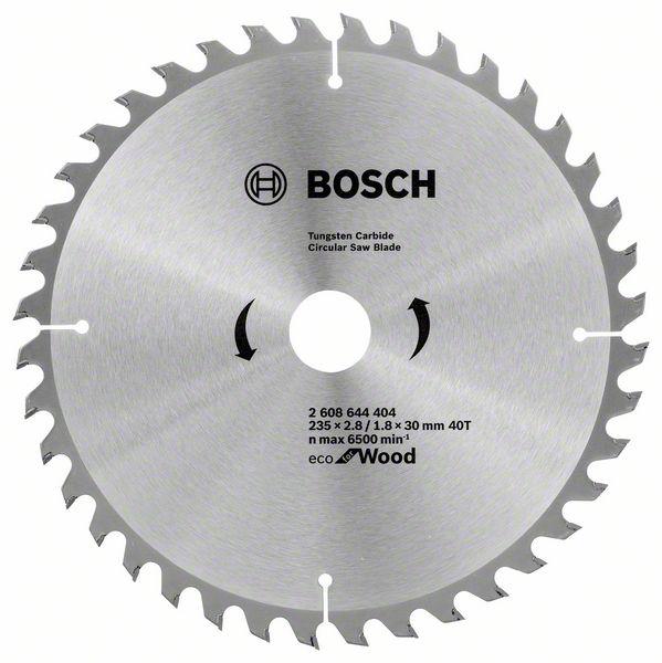 Bosch Circular saw blades-ECO for Wood 235x2.8/1.8x30 40T - Alibhai Shariff Direct