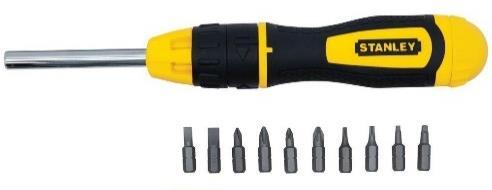 STANLEY RATCHET MULTI BIT 10-PCS - Alibhai Shariff Direct