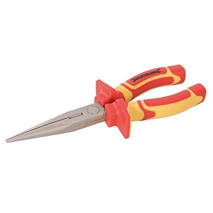 Insulated long nose pliers 1000v - Alibhai Shariff Direct