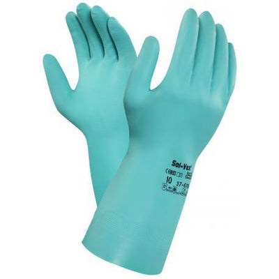 Ansell ME105 heavy duty rubber glove long - Alibhai Shariff Direct