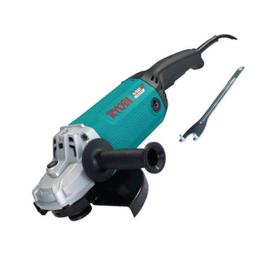 Ryobi Angle Grinder 230MM 2200W W/ Cut Off Brushes 5Yr - Alibhai Shariff Direct