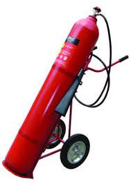 Generic Wheeled extinguisher-CO Trolley 45kg trolley - Alibhai Shariff Direct