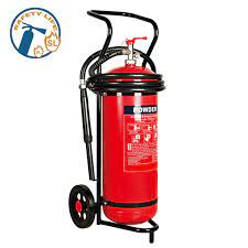 Generic Wheeled extinguisher -Dry Powder 25kg DP trolley - Alibhai Shariff Direct