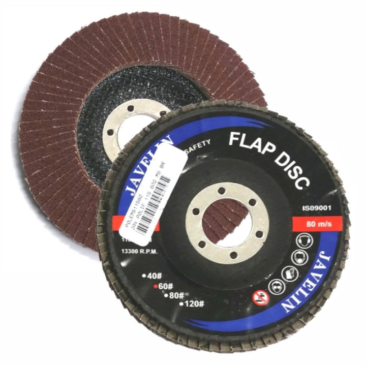 JAVELIN FLAP DISC 115MM 80 GRIT - Alibhai Shariff Direct
