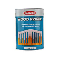 Plascon 4lts Wood Primer - Pink & White - Alibhai Shariff Direct