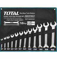 Total 12Pcs THT1023121 double open end spanner set - Alibhai Shariff Direct