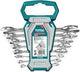 Total 8Pcs THT102386 double open end spanner set - Alibhai Shariff Direct