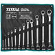 Total 12Pcs THT1024121 offset ring spanner set - Alibhai Shariff Direct
