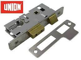 Union 50mm lever aluminium handle on plate-euro LHP-50-428-AS - Alibhai Shariff Direct